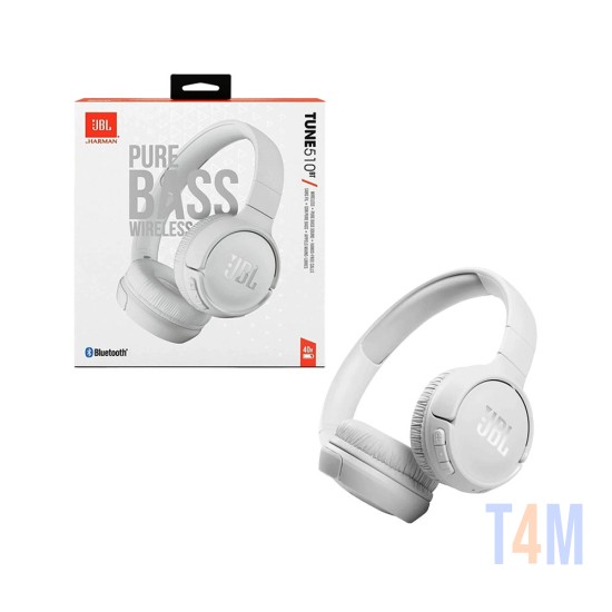 JBL Wireless Headphones Tune T510 White