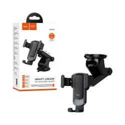 Hoco Car Phone Holder CA104 Gravity Linkage for Dashboard/Windshield Black Hoco Car Phone Holder CA104 Gravity Linkage for Dashboard/Windshield Black