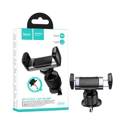 Hoco Car Phone Holder CA110 for Air Outlet Black Metal Gray Hoco Car Phone Holder CA110 for Air Outlet Black Metal Gray