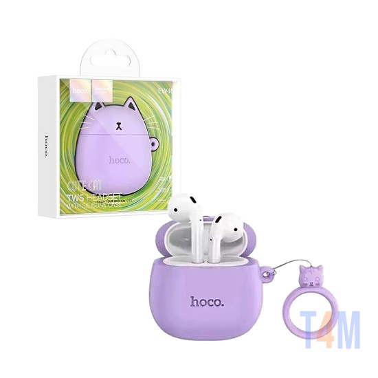 Hoco True Wireless Earbuds EW45 Lilac Cat