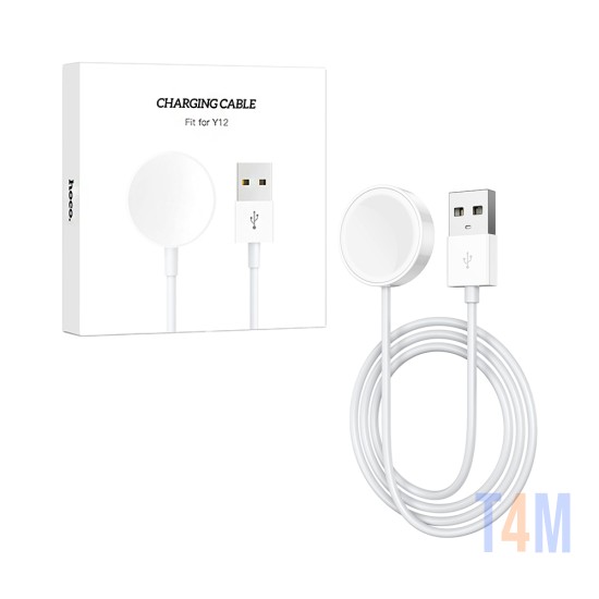 Hoco Wireless Charger for Y12 Sports Smartwatch 83cm White