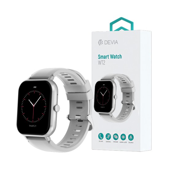 Devia Smartwatch WT2 ZL54C 1.83" (Call Version) Silver Devia Smartwatch WT2 ZL54C 1.83" (Call Version) Silver