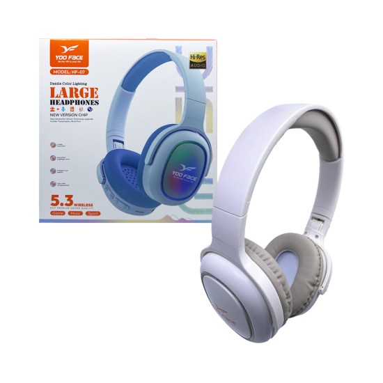 Auscultadores Sem Fio YOO FACE HF-07 Branco Auscultadores Sem Fio YOO FACE HF-07 Branco