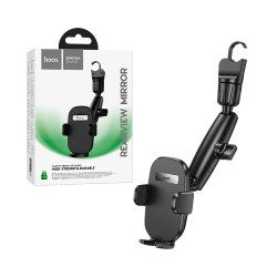Hoco Car Phone Holder H17 Waves for Rear View Mirror Black Hoco Car Phone Holder H17 Waves for Rear View Mirror Black