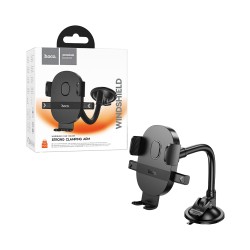 Hoco Car Phone Holder H20 Mighty One Button Operation for Windshield Black Hoco Car Phone Holder H20 Mighty One Button Operation for Windshield Black