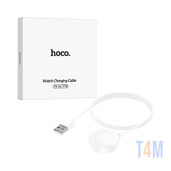 Hoco Wireless Charger for Y16 Sports Smartwatch 84cm White