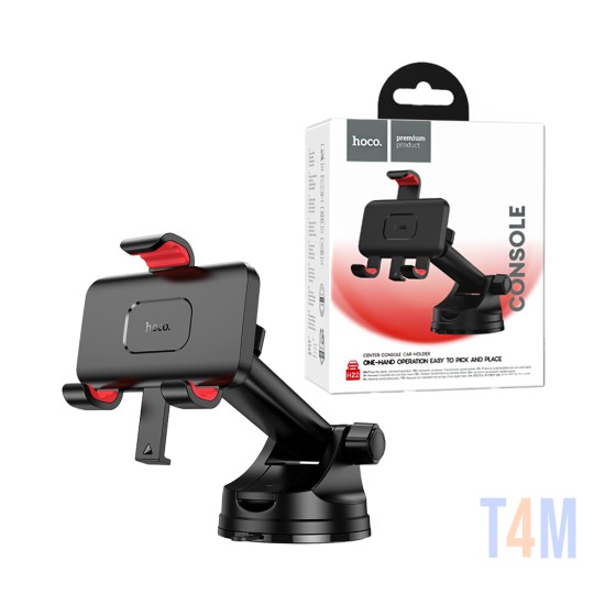 Hoco Car Phone Holder H22 Dragon Auto Clamp Red and Black