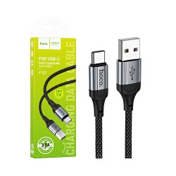 Hoco Cable X102 Fresh Type-c 3A 1m Black Hoco Cable X102 Fresh Type-c 3A 1m Black