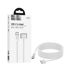 Cable de Carga Magnético Hoco X103 Type-C a Magsafe 3 para Macbook 2m Blanco Cable de Carga Magnético Hoco X103 Type-C a Magsafe 3 para Macbook 2m Blanco