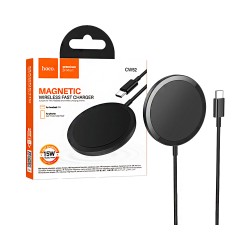 Hoco Magnetic Wireless Fast Charger CW52 Enjoy 15W 1m Black Hoco Magnetic Wireless Fast Charger CW52 Enjoy 15W 1m Black
