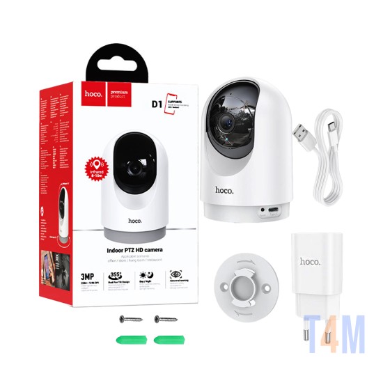 Hoco Surveillance Camera D1 Indoor PTZ HD 3MP White 