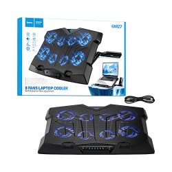 Ventilador Hoco GM27 Monte para Portátil Negro Ventilador Hoco GM27 Monte para Portátil Negro