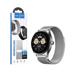 Bracelete Magnética Milanese Hoco WA02 Simple beauty series para 22mm Prata Bracelete Magnética Milanese Hoco WA02 Simple beauty series para 22mm Prata