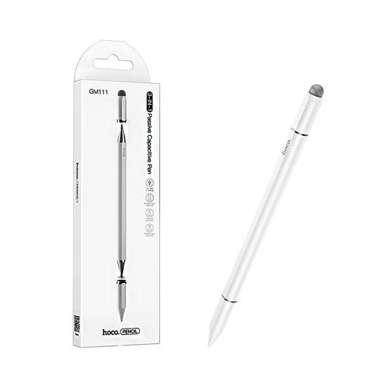 Hoco Dynamic series Universal Capactive Pen GM111 Cool for Phones and Tablets White Hoco Dynamic series Universal Capactive Pen GM111 Cool for Phones and Tablets White
