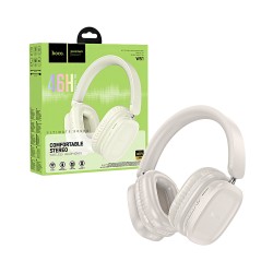 Auriculares inalámbricos Hoco W51 Delightful Blanco Lechoso Auriculares inalámbricos Hoco W51 Delightful Blanco Lechoso