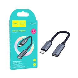 Hoco Adapter Cable UA29A Type-C male to Lightning female 3A 0.15m Dark Blue Hoco Adapter Cable UA29A Type-C male to Lightning female 3A 0.15m Dark Blue
