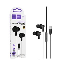 Auscultadores com Cabo Hoco M114 Jia com Microfone Tipo-C 1,2m Preto Auscultadores com Cabo Hoco M114 Jia com Microfone Tipo-C 1,2m Preto