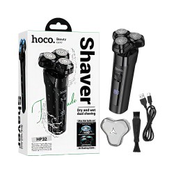 Hoco Electric Shaver HP32 with three-blade Black Hoco Electric Shaver HP32 with three-blade Black