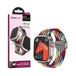 Bracelete de Nylon con Fivela Magnética Hoco AS104 para iWatch (42/44/45/49mm) sete cores Bracelete de Nylon con Fivela Magnética Hoco AS104 para iWatch (42/44/45/49mm) sete cores
