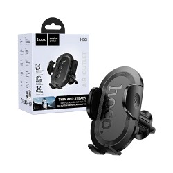 Hoco Car Phone Holder H53 Brusco for Air Outlet Black Hoco Car Phone Holder H53 Brusco for Air Outlet Black