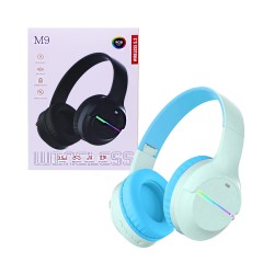 Auriculares Inalámbricos M9 Azul Auriculares Inalámbricos M9 Azul
