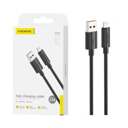 Foneng Cable XS07 Lightning 2.4A 1.2m Black Foneng Cable XS07 Lightning 2.4A 1.2m Black