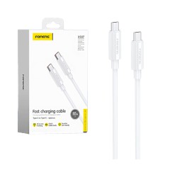 Foneng Cable XS07 Type-C to Type-C 60W 1.2M White Foneng Cable XS07 Type-C to Type-C 60W 1.2M White