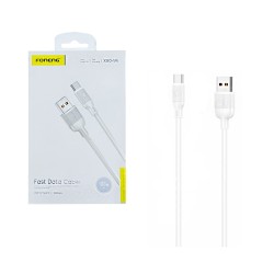 Foneng Cable X80 Type C 100W 1M White Foneng Cable X80 Type C 100W 1M White