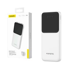 Power Bank Foneng P60 com 2 Puertos Outputs USB 10000mAh Branco Power Bank Foneng P60 com 2 Puertos Outputs USB 10000mAh Branco