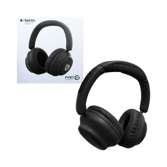 Auscultadores Sem Fio Imenso FV81 Preto