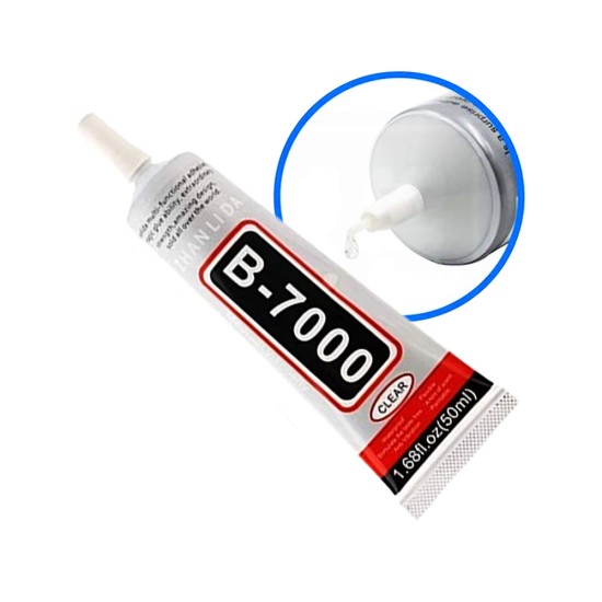 Cola Zhanlida B-7000 para Telefones Celulares 50ml Transparente Cola Zhanlida B-7000 para Telefones Celulares 50ml Transparente