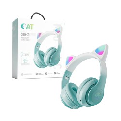 Auriculares Inalámbricos STN-28 Pro Cat Ear Verde Auriculares Inalámbricos STN-28 Pro Cat Ear Verde