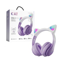 Auriculares Inalámbricos STN-28 Pro Cat Ear Púrpura Auriculares Inalámbricos STN-28 Pro Cat Ear Púrpura