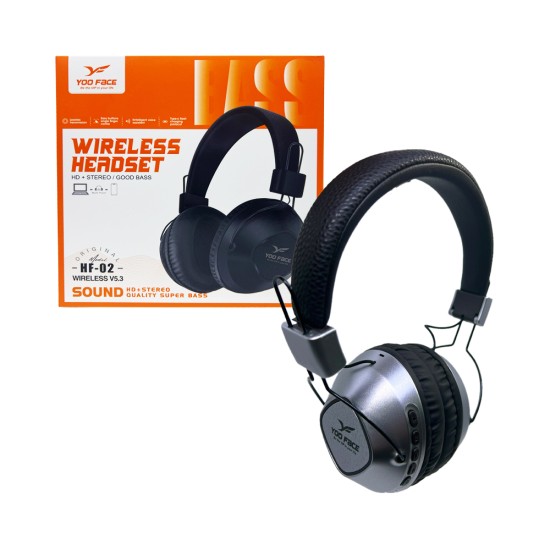 YOO FACE Wireless Headphone HF-02 Silver