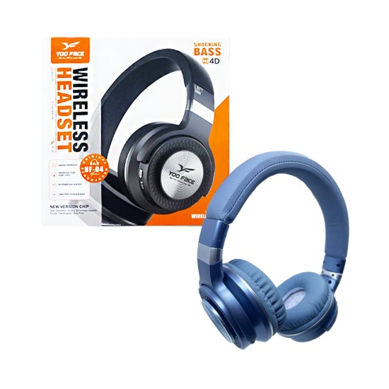 YOO FACE Wireless Headphone HF-04 Blue
