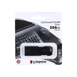 Kingstone Pendrive DataTraveler Exodia Onyx 256GB USB 3,2 Preto Kingstone Pendrive DataTraveler Exodia Onyx 256GB USB 3,2 Preto