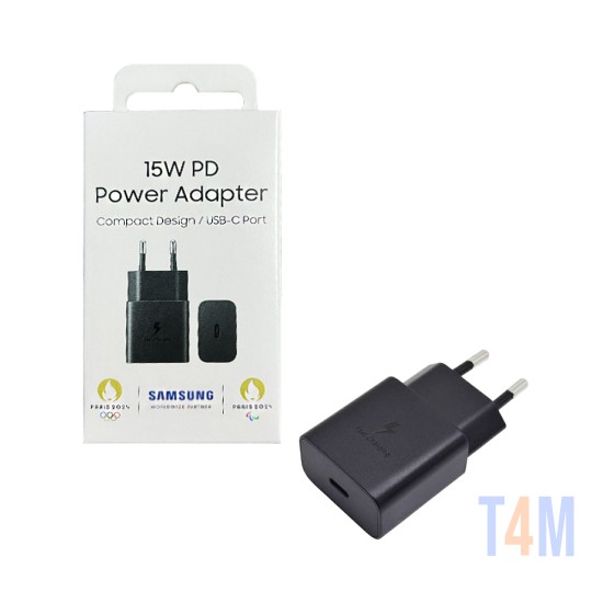 Samsung Adapter EP-T1510NBE Type-C Port PD 15W Black