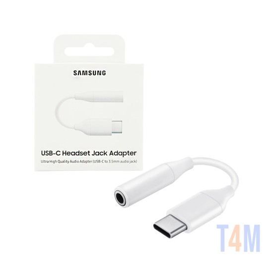 Adaptador de Áudio Samsung EE-UC10JUWEGUS USB-C para 3,5mm Branco
