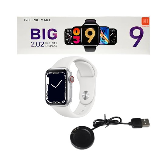 Smartwatch T900 Pro Max L 2,01" (Versão para Chamada) Branco Smartwatch T900 Pro Max L 2,01" (Versão para Chamada) Branco