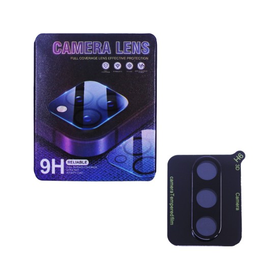 Tempered Glass Camera Lens Protector for Samsung Galaxy A55 Black Tempered Glass Camera Lens Protector for Samsung Galaxy A55 Black