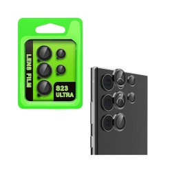 Protector de Cristal de Cámara Trasera para Samsung Galaxy S25 Ultra Negro Protector de Cristal de Cámara Trasera para Samsung Galaxy S25 Ultra Negro