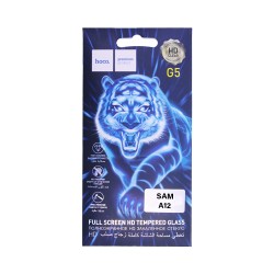 Vidro Temperado HD de Tela cheia Hoco G5 para Samsung Galaxy A12 Preto Vidro Temperado HD de Tela cheia Hoco G5 para Samsung Galaxy A12 Preto