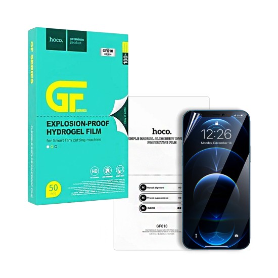 Protetor de tela Hoco GF010 Manual alignment para todos os Smartphones Pacote 50 peças Transparente