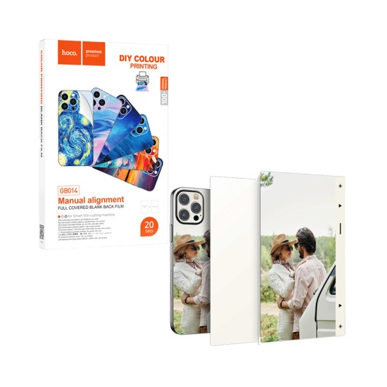 Protetor traseiro Hoco GB014 impressão colorida personalizada para smartphone pacote com 20 peças Protetor traseiro Hoco GB014 impressão colorida personalizada para smartphone pacote com 20 peças