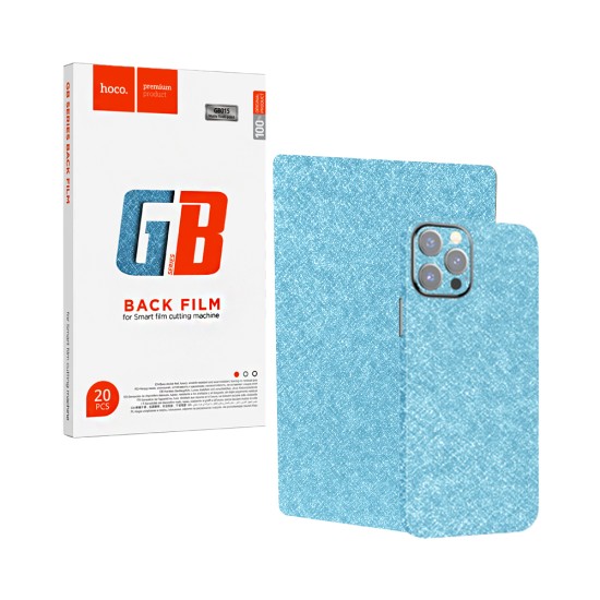 Protetor traseiro Mate Hoco GB015 Frosted Diamond para smartphone pacote 20 peças Azul