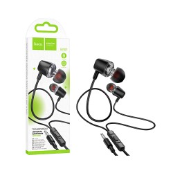 Auscultadores com Cabo Hoco M107 Discoverer com Microfone 3,5mm 1,2m Preto Auscultadores com Cabo Hoco M107 Discoverer com Microfone 3,5mm 1,2m Preto