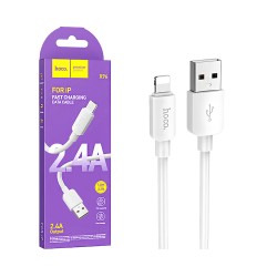 Cabo Hoco X96 Hyper Lightning 2,4A Branco Cabo Hoco X96 Hyper Lightning 2,4A Branco