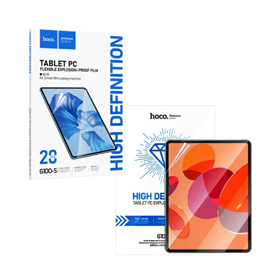 Protetor de tela HD Hoco G100-5 Intelligent para tablet Pacote 20 peças Transparente Protetor de tela HD Hoco G100-5 Intelligent para tablet Pacote 20 peças Transparente