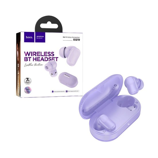 Hoco True Wireless Earbuds EQ19 Duke Ⅴ Purple