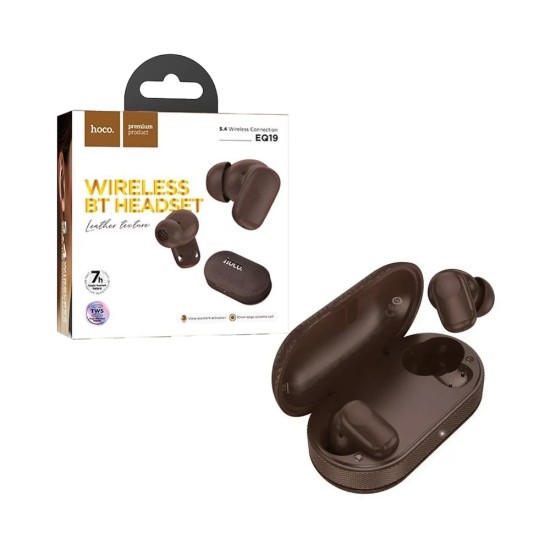 Hoco True Wireless Earbuds EQ19 Duke Ⅴ Brown